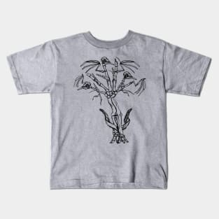 Tree Assembled From Bones Kids T-Shirt